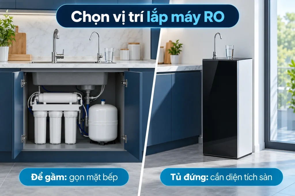 Chọn vị trí lắp