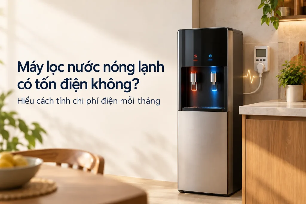 Máy lọc nước nóng lạnh có tốn điện không?
